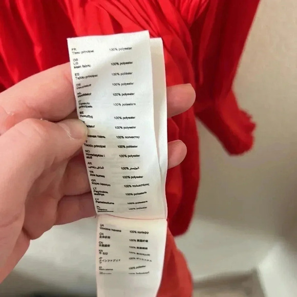 NWT Maje Short Satin Smocked Dress - Picture 8 of 9